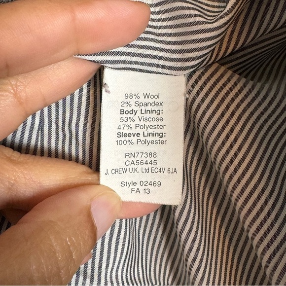 J Crew Schoolboy Wool Blazer Jacket - Picture 8 of 13